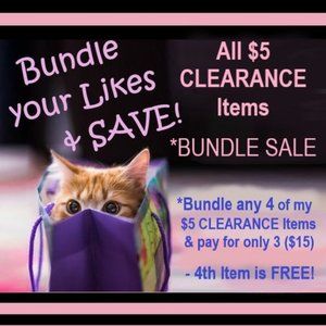♡ $5 CLEARANCE Items BUNDLE Deals ♡  *Pay 3, Get 4!  ~OR~  *Pay 5, Get 6!